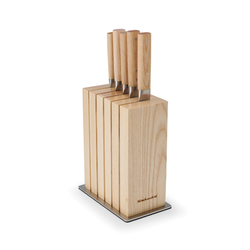 KitchenAid Premium 6 Piece Wood Block Set