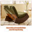 Chaise berçante Glider avec structure en bois massif et revêtement de haute qualité, chaise d'appoint pour chambre à coucher, salon ou chambre de bébé | Idée de cadeau-1043005573