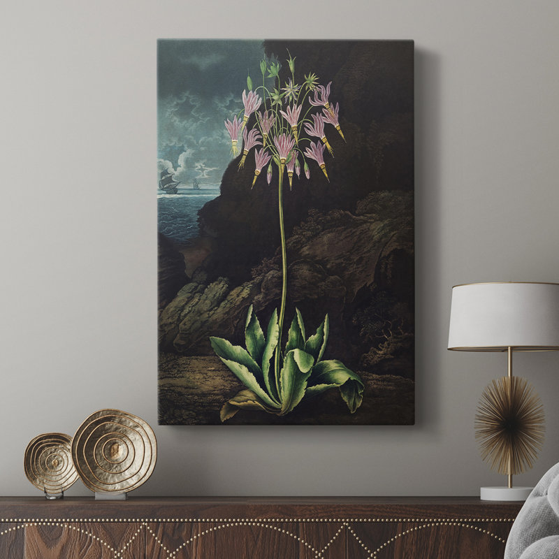 Temple of Flora II -Custom Wrapped Gallery Cavas, 18" H x 12" W