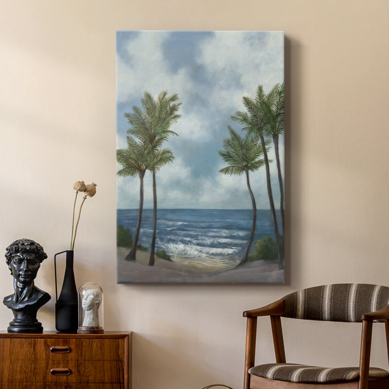 Palmier côtier II - galerie Cavas sur mesure, H 27 po x l 18 po