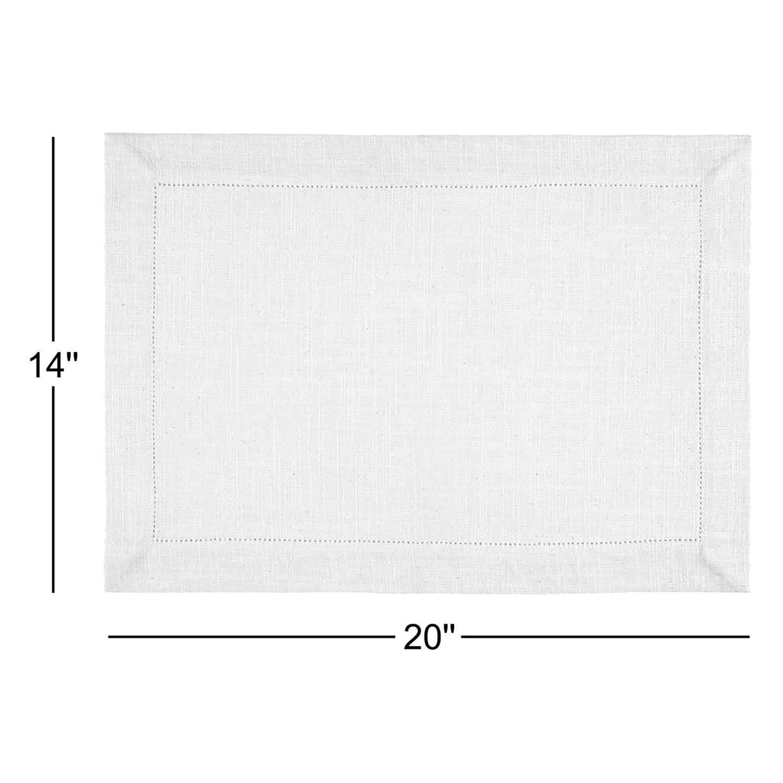 Mattea Cotton Placemat, White