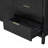 Minimalist Wave-Pattern Sideboard With Functional Storage, Accent Cabinet