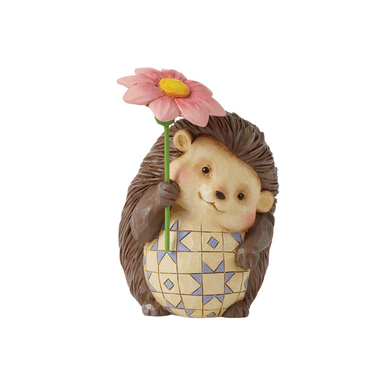 Jim Shore Heartwood Creek Hedgehog Mini Figurine 4.3in H