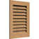 Évent vertical en bois à pignon