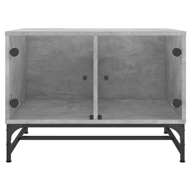 Aanuoluwa Coffee Table with Storage, Concrete Grey