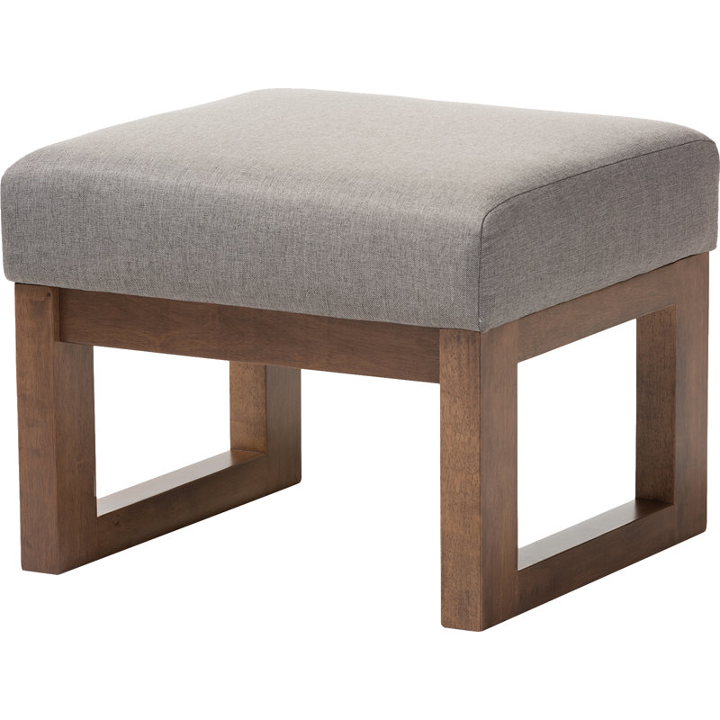Arrihanna Upholstered Ottoman, Gray