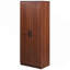 Garde-manger à 2 portes de 63 po avec armoire à 5 portes et 2 tablettes réglables pour la salle à manger, brun