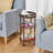 Round Accent Table - 3-Tier Charging Side Table with Power Outlets for Small Spaces-176477632