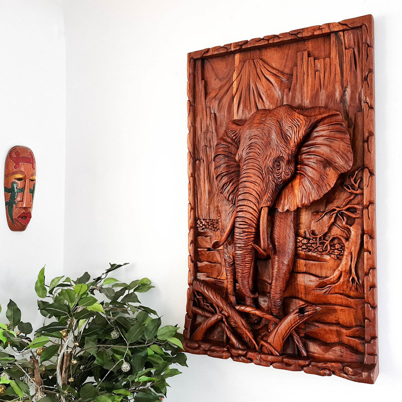 Handmade Wall Decor on Solid Wood