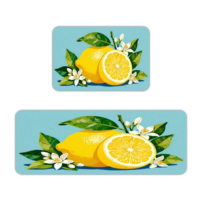 Tapis de cuisine et comptoir 2 pièces