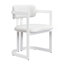 Ensemble de 2 chaises rembourrées en tissu avec structure en métal beige, capacité de poids de 265 lb-132645531-132645530