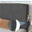 Chenille Fabric Platform Bed Bed Frame With Upholstered Headboard-772310710