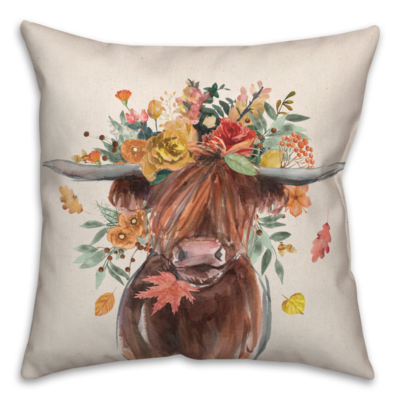  Polyester Throw Pillow, 16" x 16"