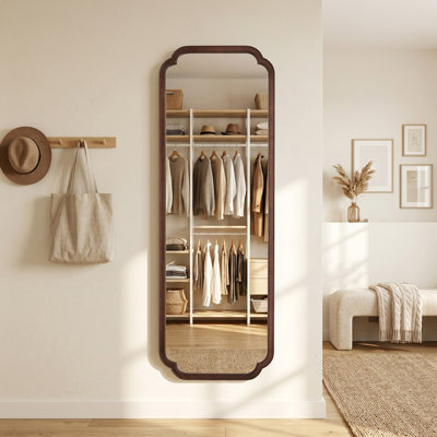 Miroir pleine grandeur en bois Mervine