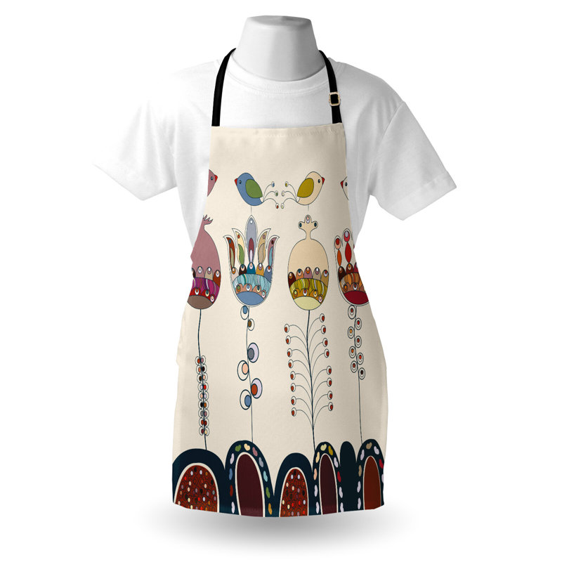 No Pattern Bib Apron