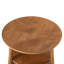 Table de bout ronde 2 en 1 en bois naturel pour chat
