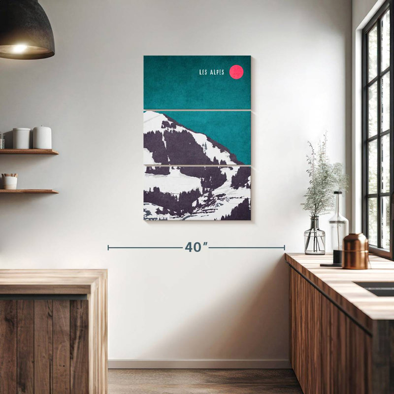 Alvord Les Alpes, H 38 po x l 24 po