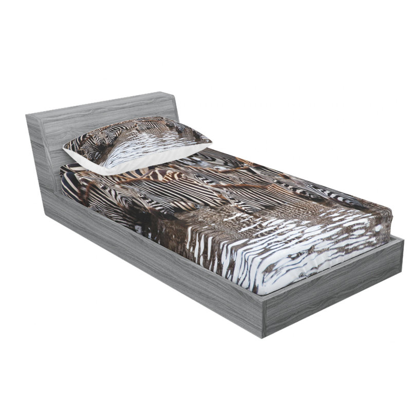 Microfiber Sheet Set, Twin XL Sheet Set with Fitted Sheet