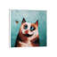 Bebe And Bee by Vicky Mount - Floater Frame Print on Canvas-1110816953-1110725724