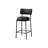 2Pcs Barstool, Counter Height, Kitchen, Leather Look
