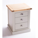 Brian 3 Drawer Bedside Table