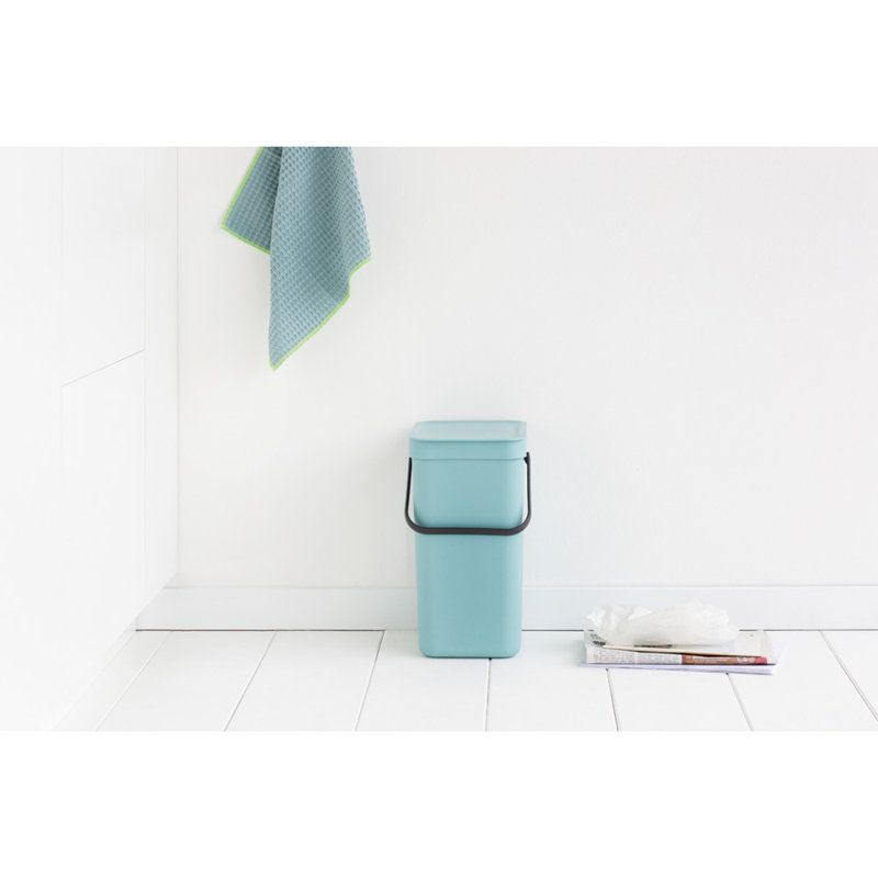 Brabantia Sort & Go 12 Litre Rubbish Bin, Mint