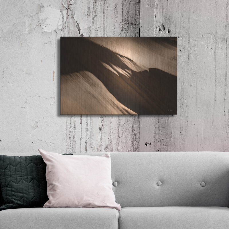 «Canyon Abstract 5» par Lori Deiter, art mural en métal, H 24 po x l 36 po