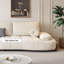 Canapé modulaire en polyester blanc crème-901233207-901233204