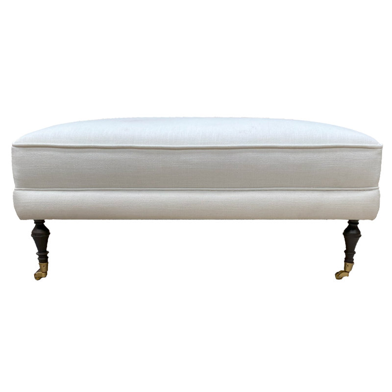 Repose-pieds de cocktail carré large de 40 po Geneva