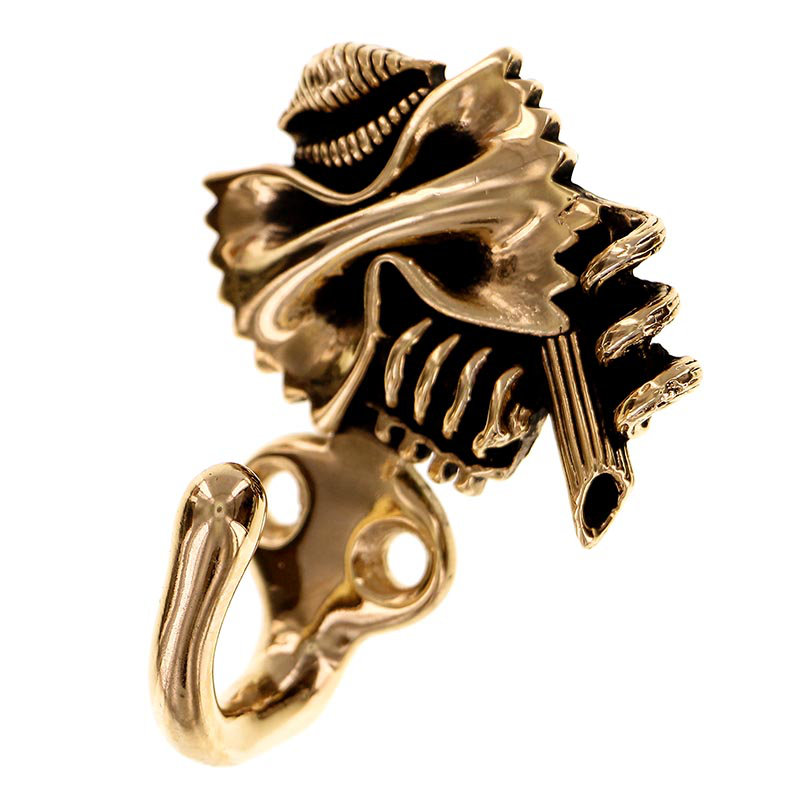 Wall Hook, Antique Gold