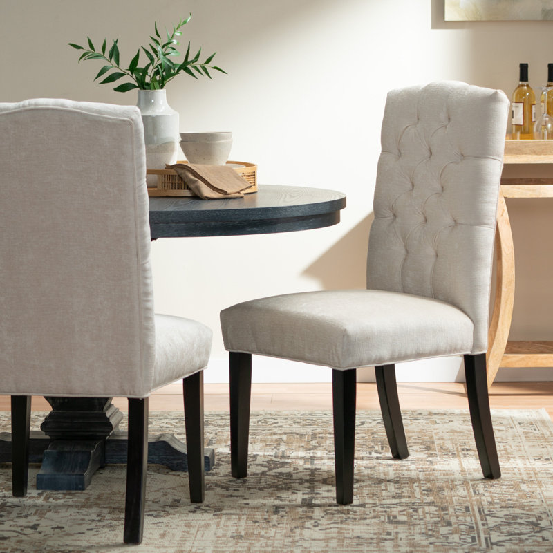 Ensemble de 2 chaises capitonnées Harriet Kd
