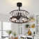 20" 5 - Blade Caged Ceiling Fan with Remote Control and Light Kit Included
