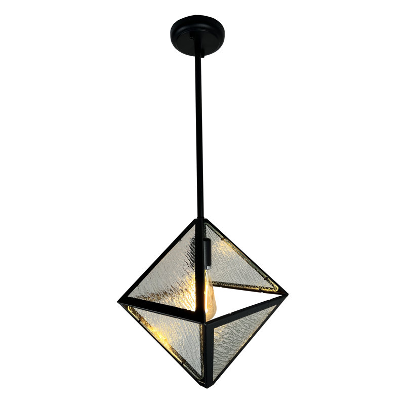 1 - Light Black Unique/Statement Pendant
