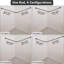 52cm L-Shaped Wall Shower Curtain Pole