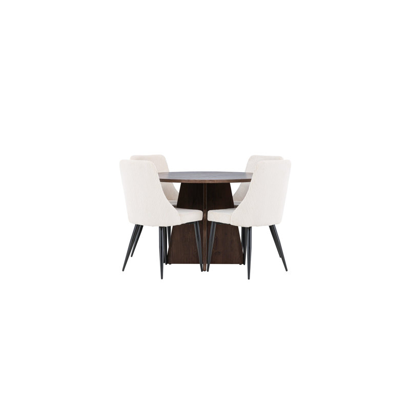 Alonso 4 - Person Dining Set