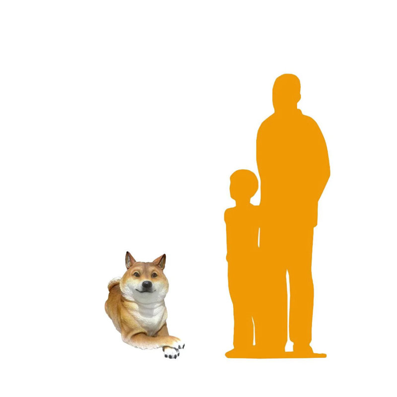 Statue Shiba Inu grandeur nature