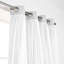 Pearl Beaded Tulle Overlay Room Darkening Grommet Curtains (Set Of 2)-1503200231-1503200156