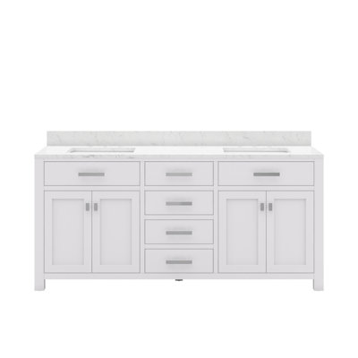 Minnetrista 72"" Double Bathroom Vanity Set -  Andover Millsâ¢, 8CDAAF37B45646D18A2FD2E87D3B3481