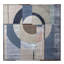 Rug & Kilim’S French Square Art Deco Rug In Blue And Gray Patterns-893900451