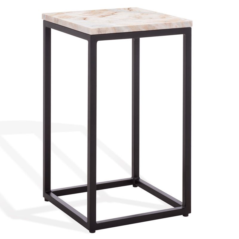 Macklyn Square Marble Top Accent Table