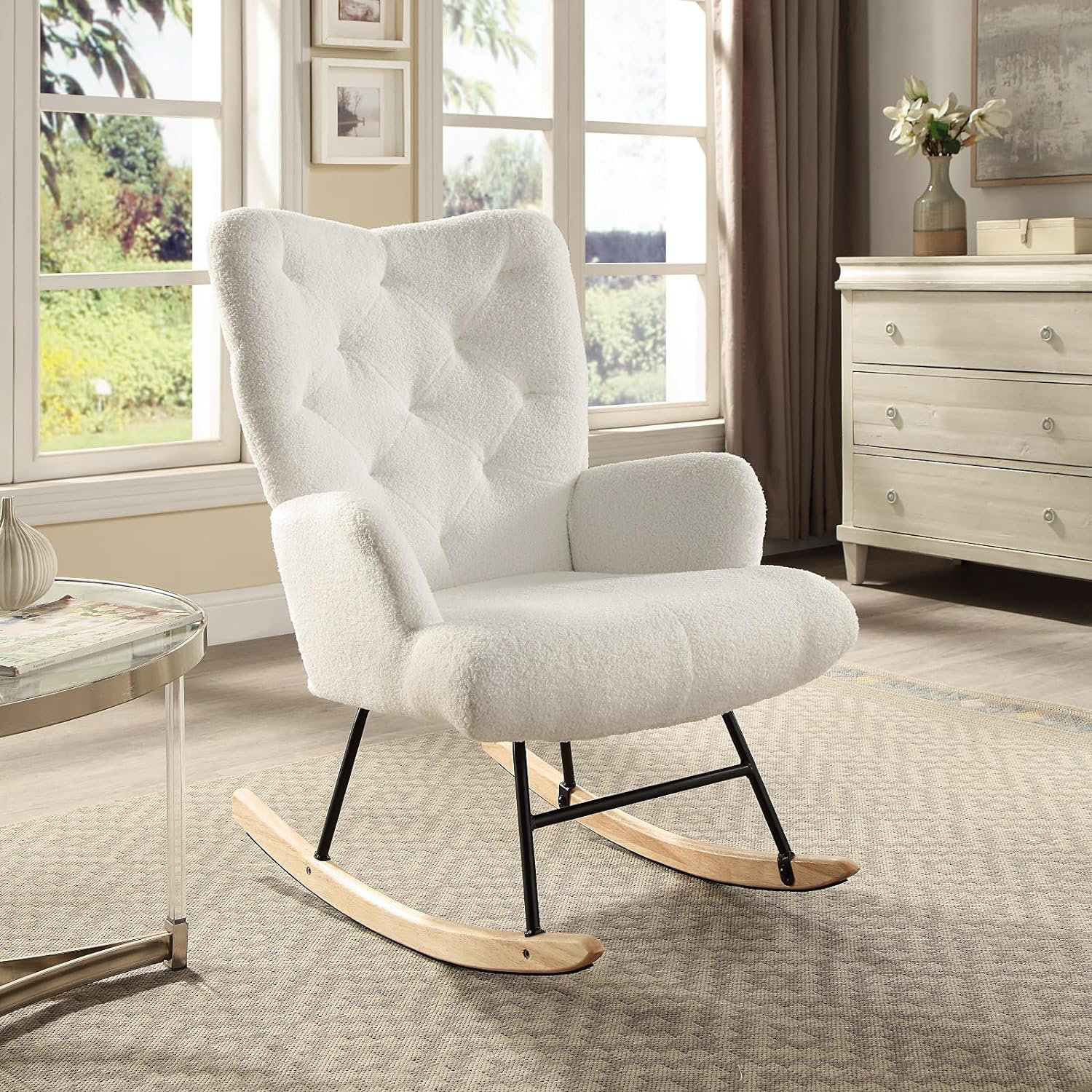 George Oliver Kieleigh Rocking Chair | Wayfair