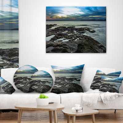 Coussin lombaire cityscape australie mer foncé magnifique