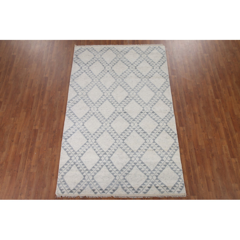 Geometric Plush Moroccan Area Rug 6x9