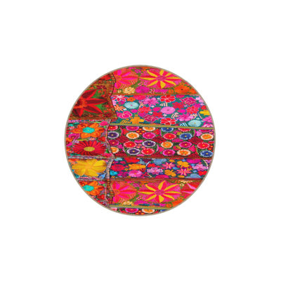 Washable Floral Modern Multicolor Ethnic Patterned Decorative Area Rug