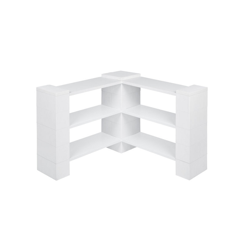 42 " W Adjustable Shelving Unit, White