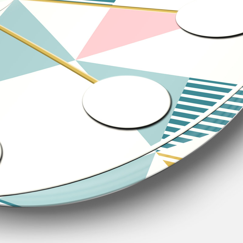 Horloge murale Diamond Retro I - Mid-Century, Grand
