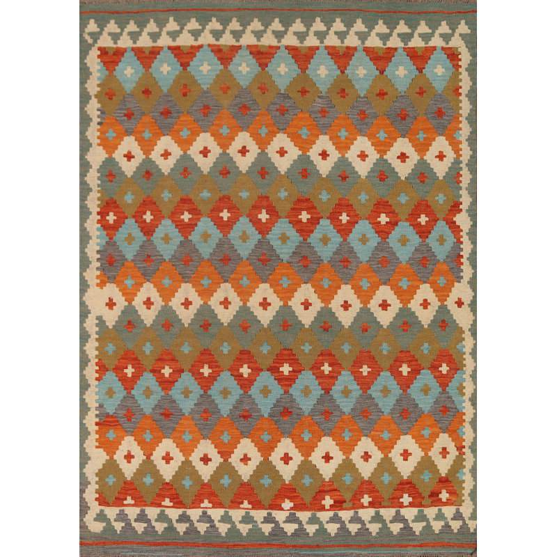 Wool Geometric Rug