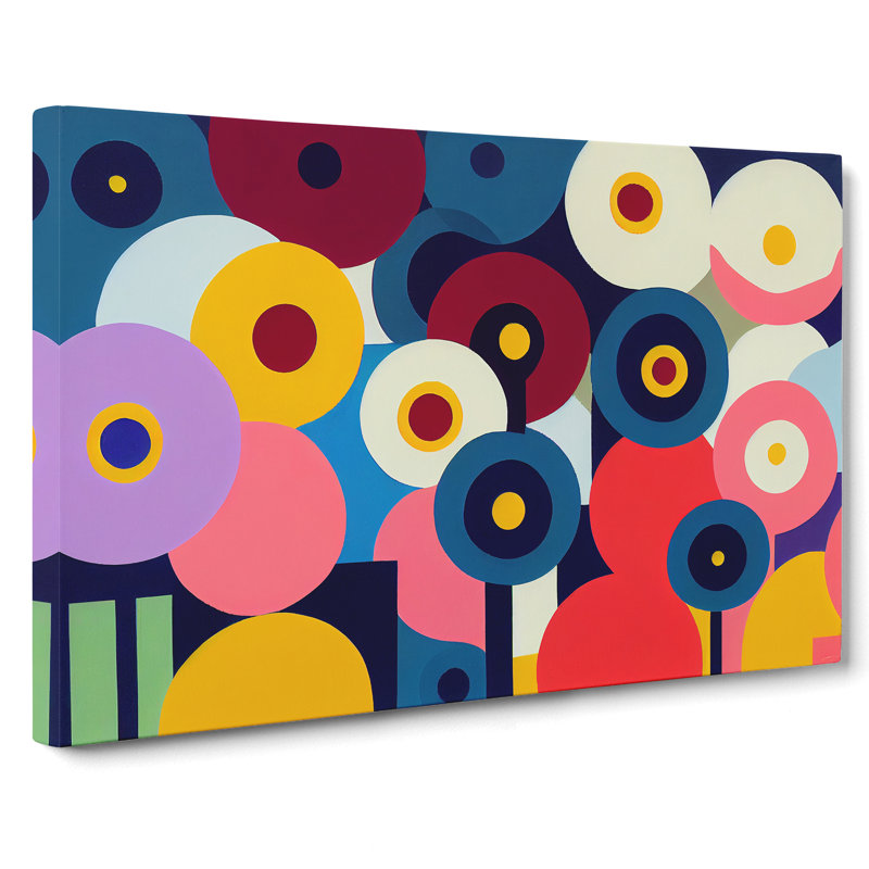 Cosmopolitan Flower Market Abstract - Wrapped Canvas, 50cm H x 76cm W x 3cm D