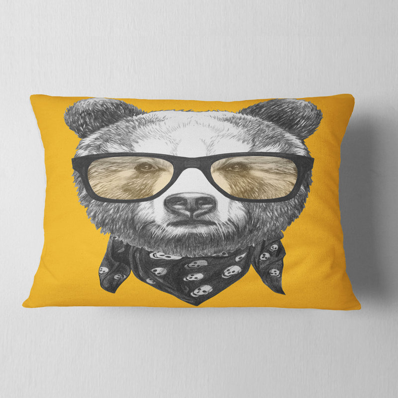 Coussin de support à verres drôles