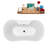 60'' x 32'' Soaking Acrylic Bathtub-852192211-852192208